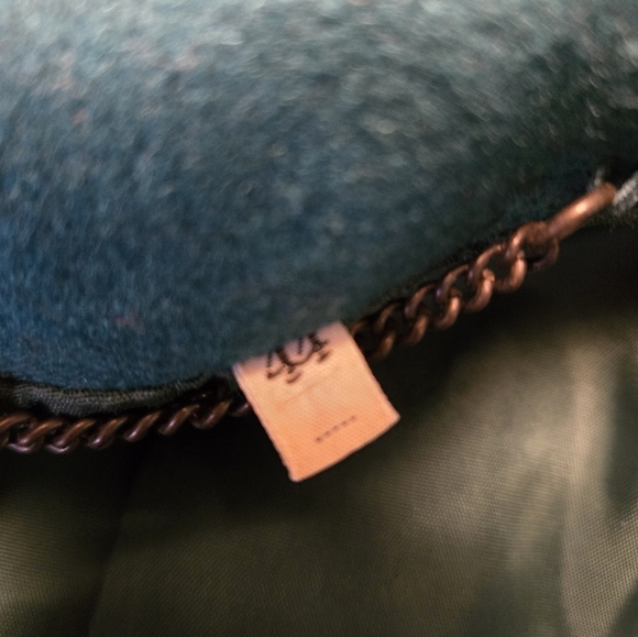 Teal wool peacoat - Picture 3 of 6
